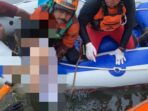 Tim SAR Gabungan saat mengevakuasi korban terbalik di Danau Situ Datar Pangalengan Kab. Bandung (For Radar Sumedang).