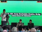 IMG_20230620_060832 SAMBUTAN: Ketum PP Pergunu Dr. KH. Asep Saefudin Chalim, M. Ag saat memberikan materi dalam acara Rakernas ke-5 di Pondok Pesantren Amanatul Ummah 2 Leuwimunding, Majalengka. pada Sabtu (17/06) dan Minggu (18/06).